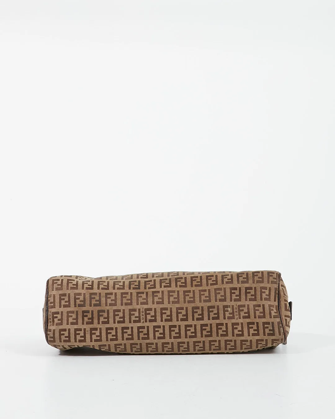Fendi Brown Zucca Print Canvas Bowling Bag