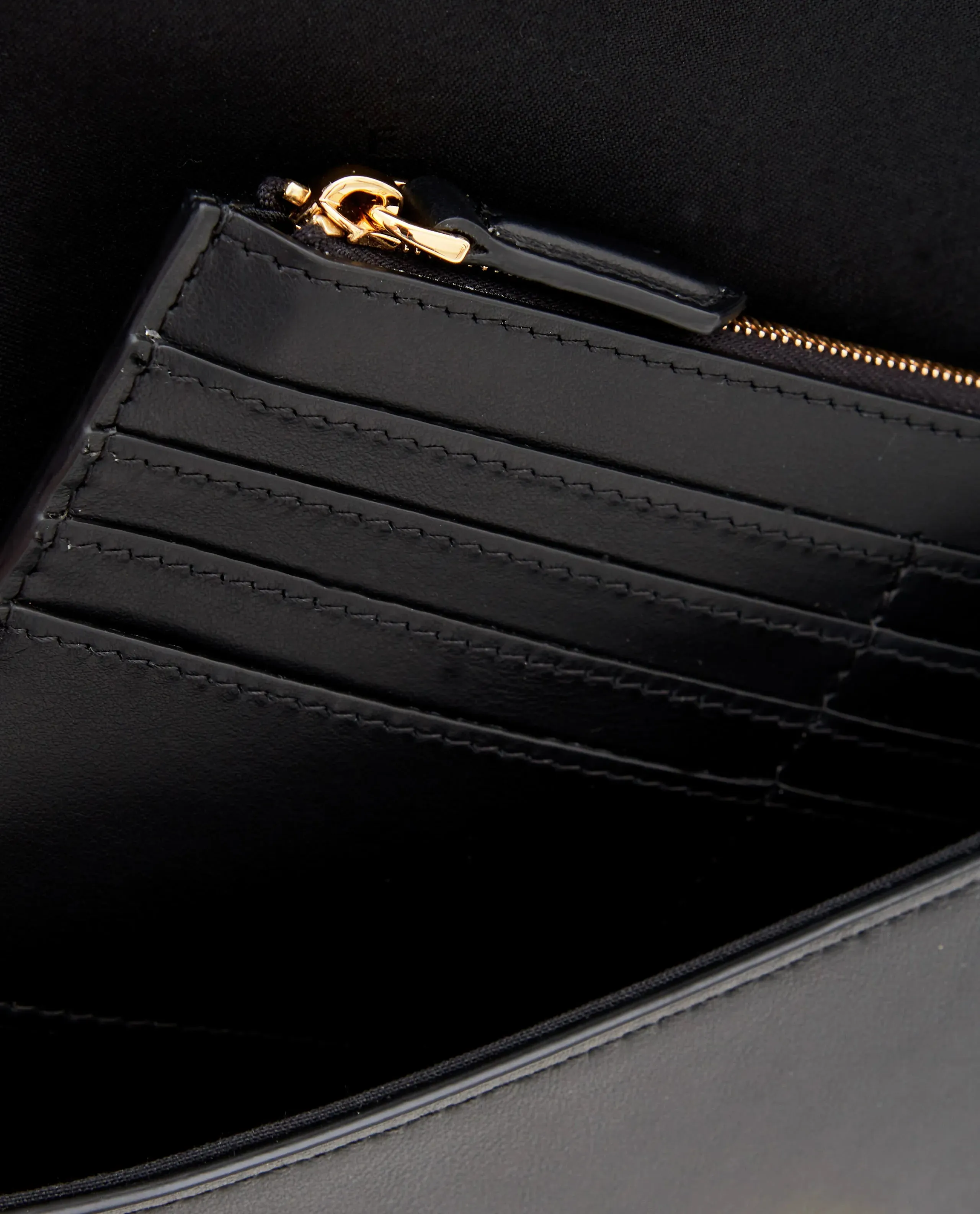 Fendigraphy FF Leather Wallet on Chain
