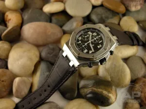Finitura Opaca Dark Brown Alligator Leather Strap For Audemars Piguet Royal Oak Offshore Newer Case