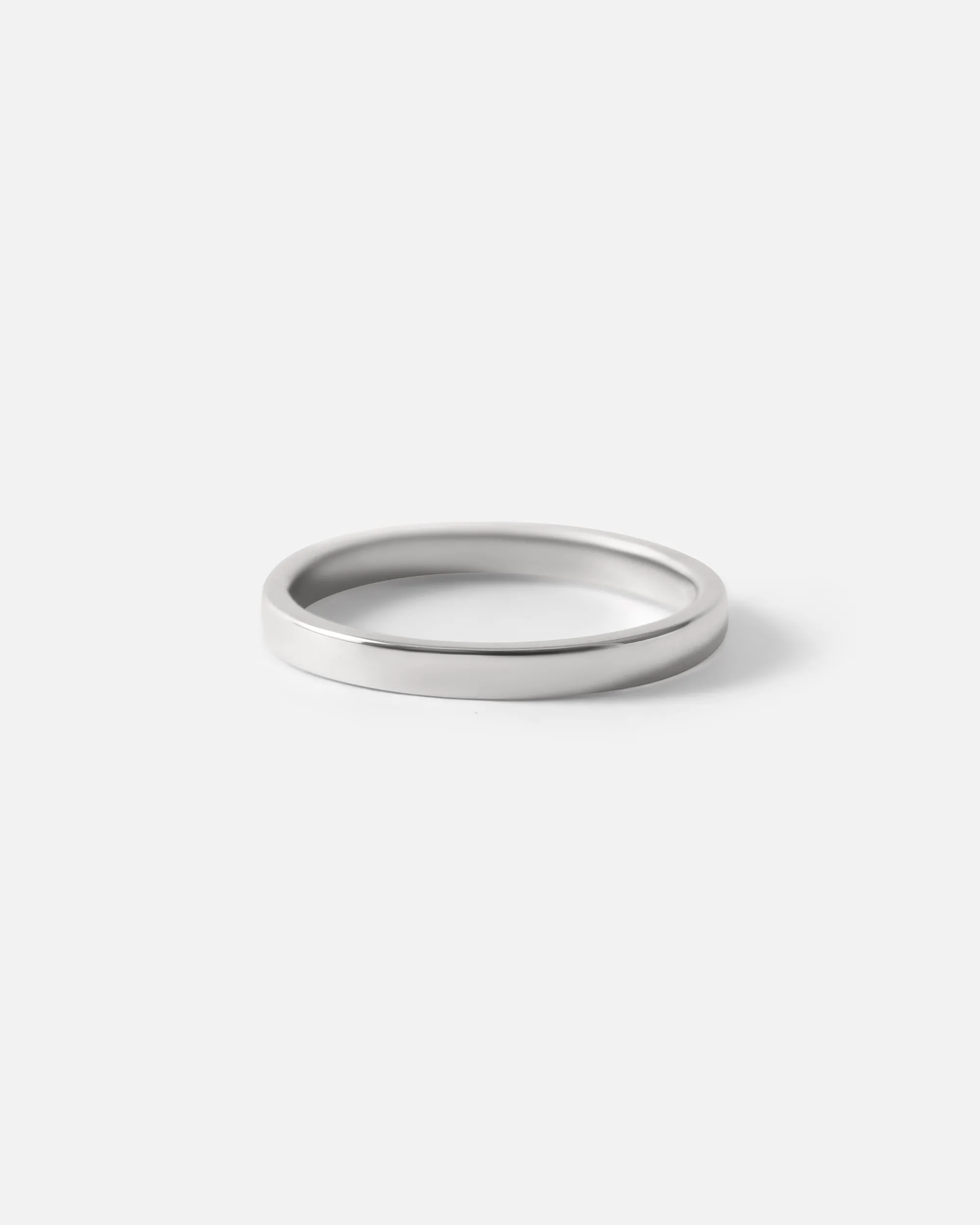 Flat Band / 2mm in Platinum