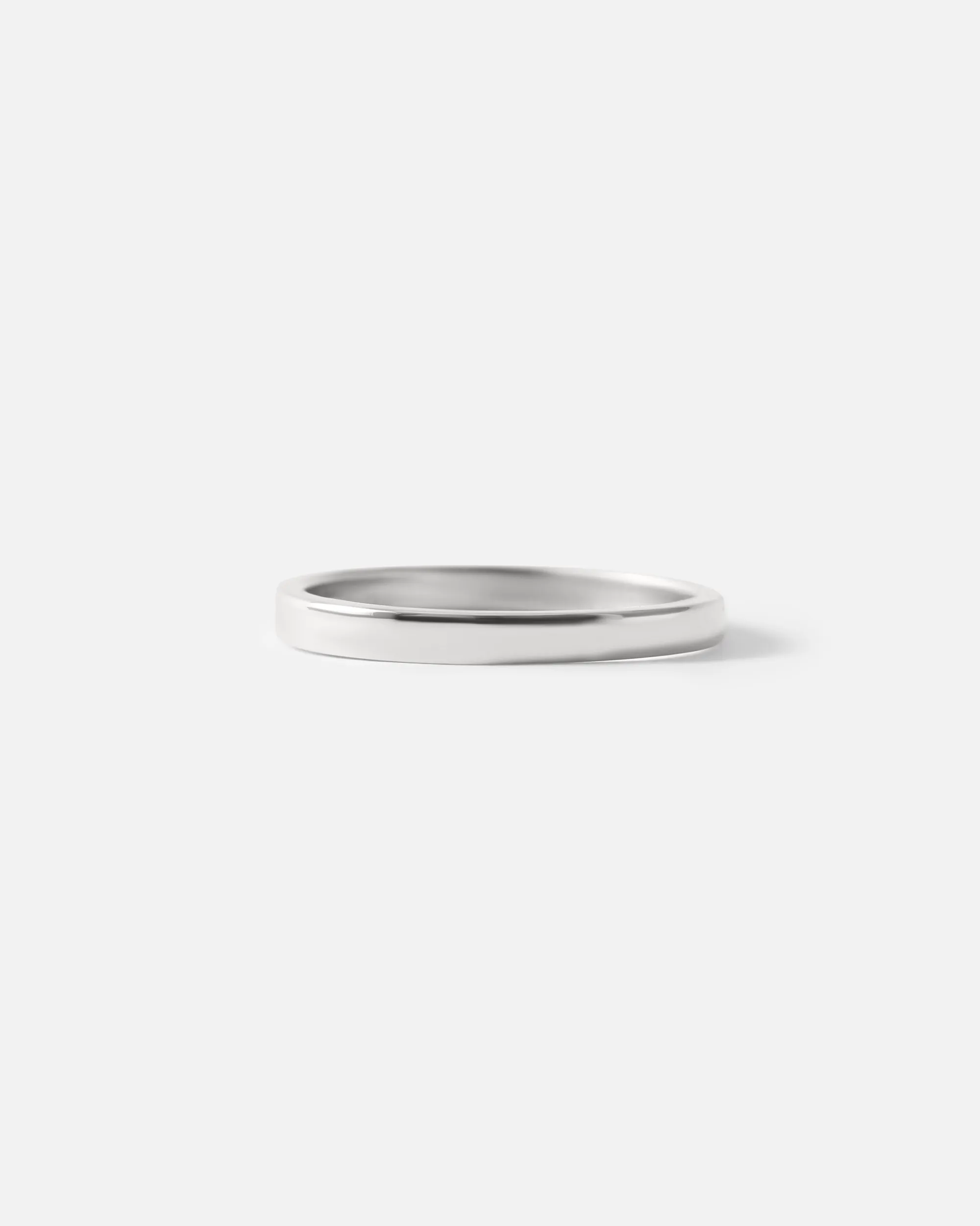 Flat Band / 2mm in Platinum