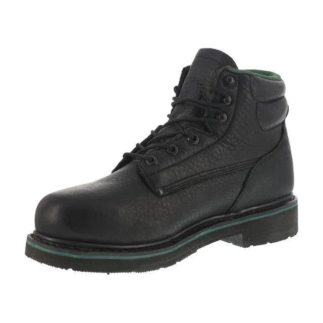 Florsheim Men's Black 6" Classic Steel Toe Work Boot FE675