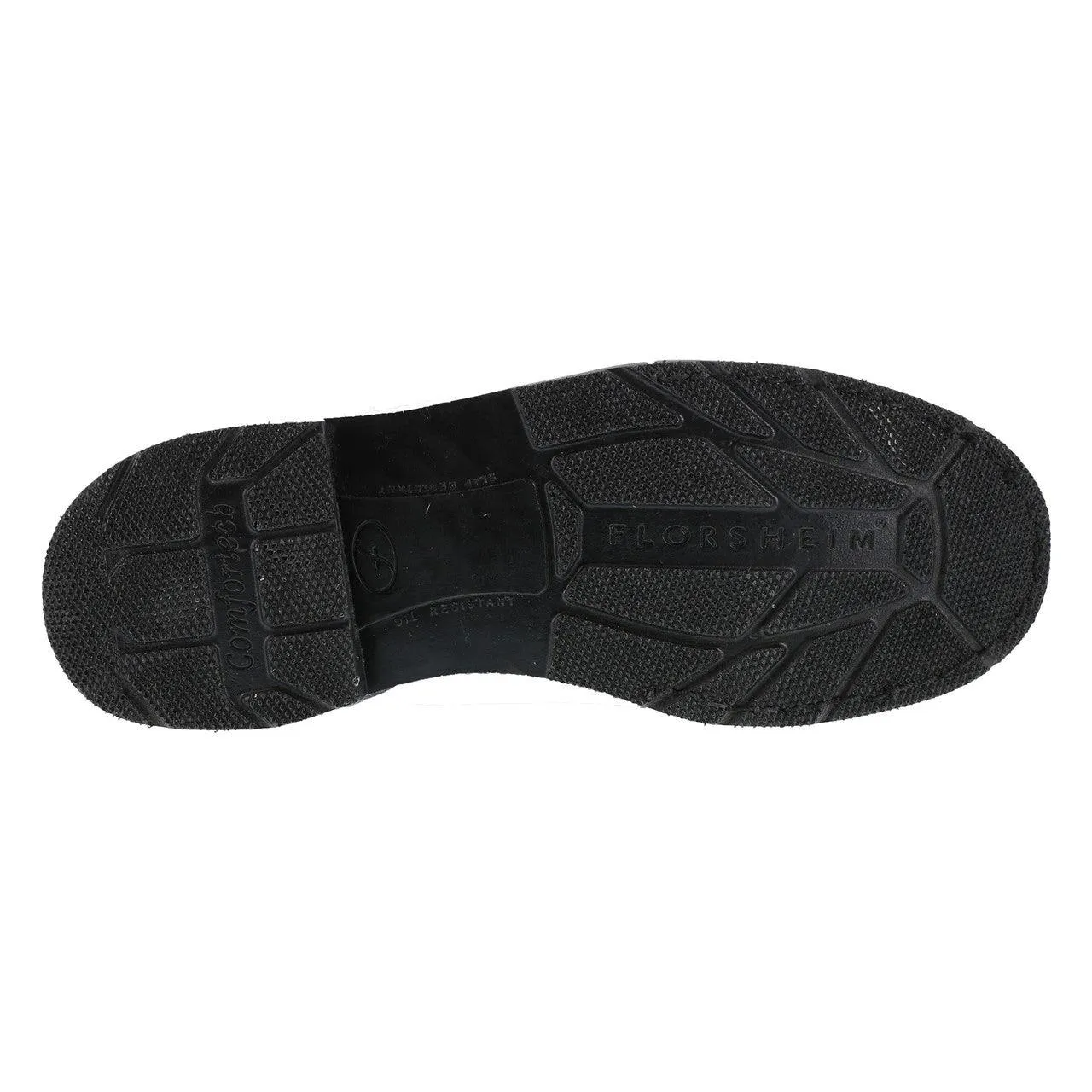 Florsheim Men's Black 6" Classic Steel Toe Work Boot FE675