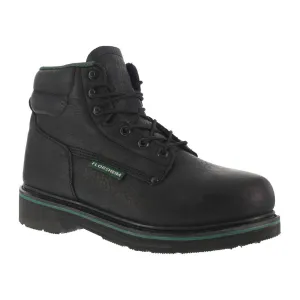 Florsheim Men's Black 6" Classic Steel Toe Work Boot FE675