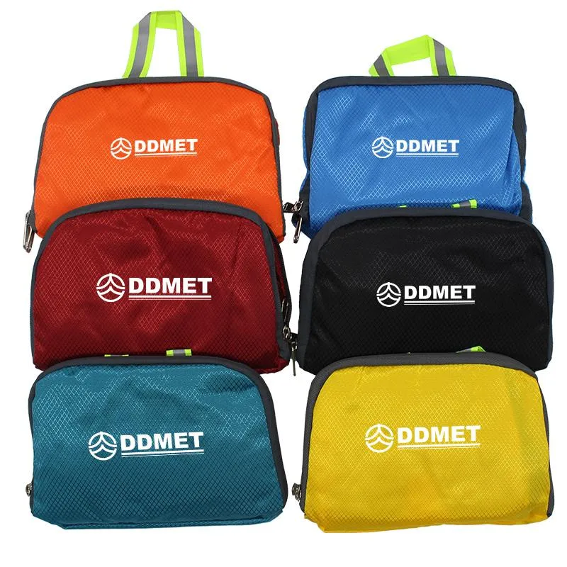Foldable Outdoor Waterproof Backpack With Diamond Pattern