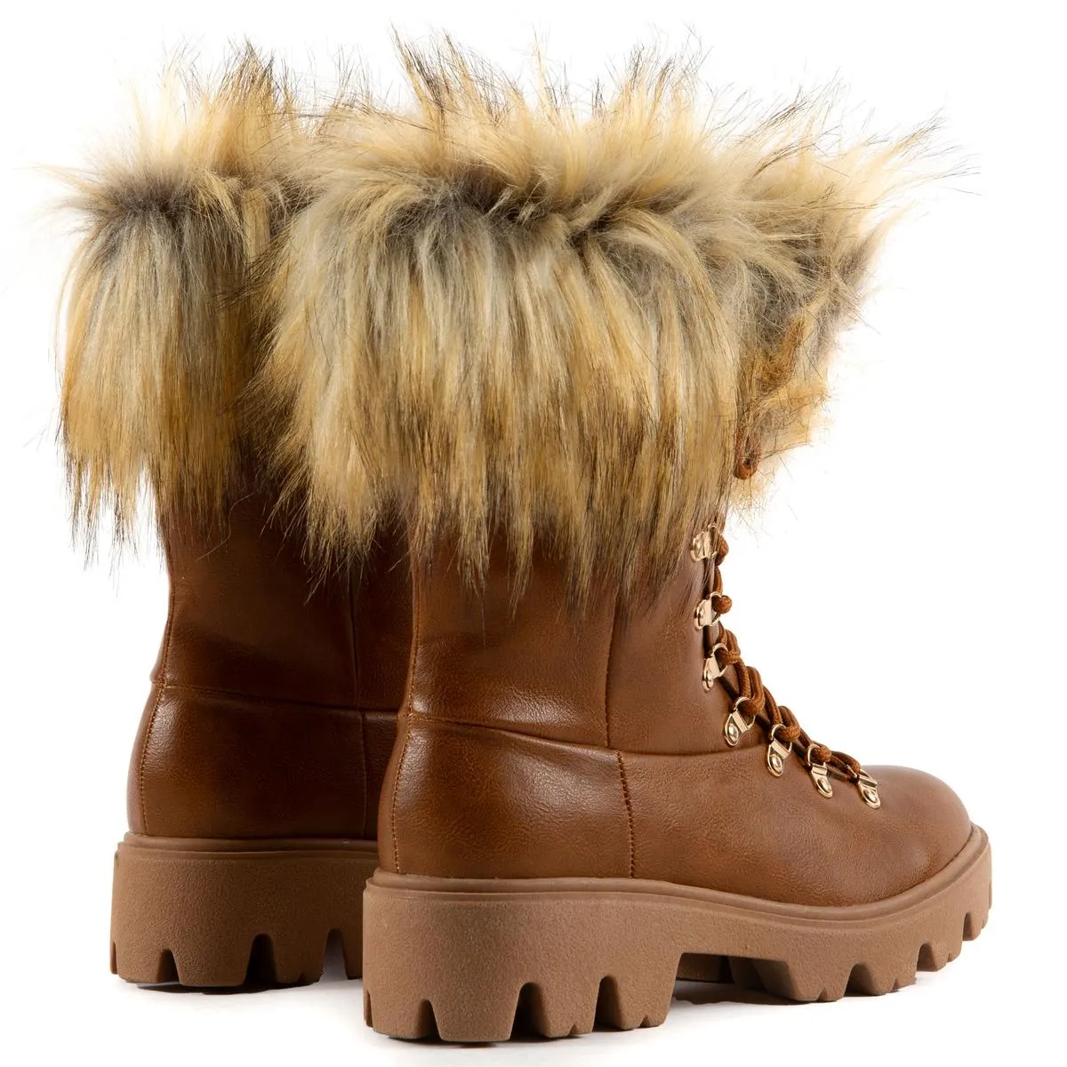 Force-11 Lace-Up Fur Boots