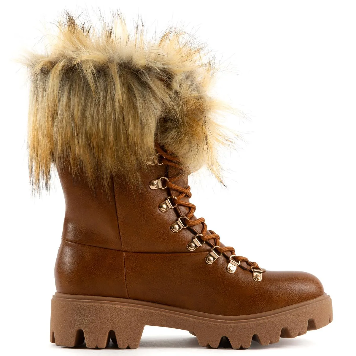 Force-11 Lace-Up Fur Boots