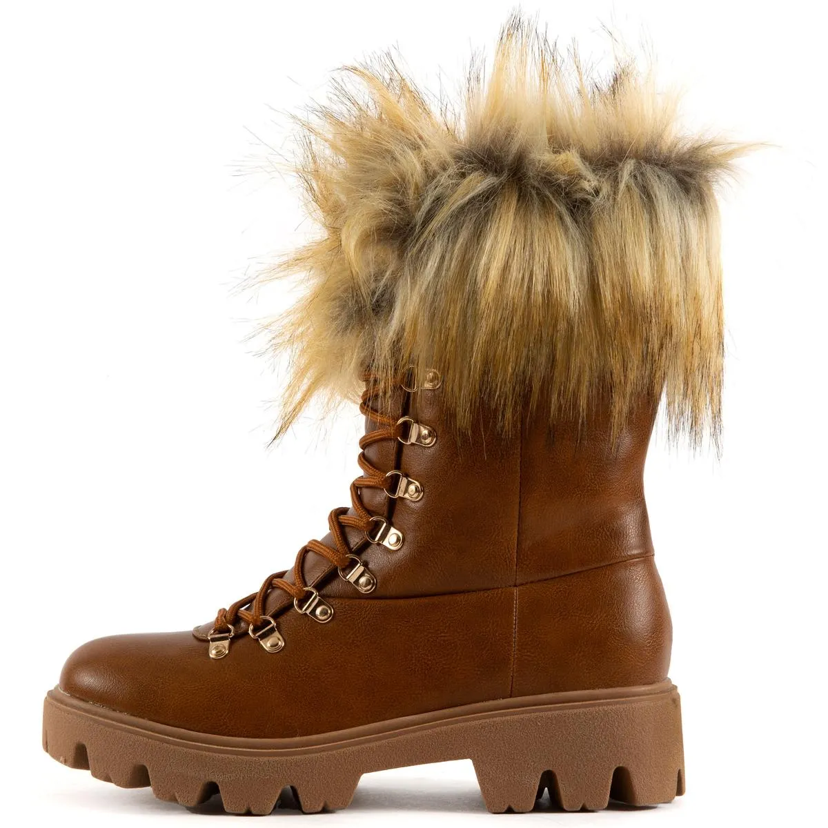 Force-11 Lace-Up Fur Boots