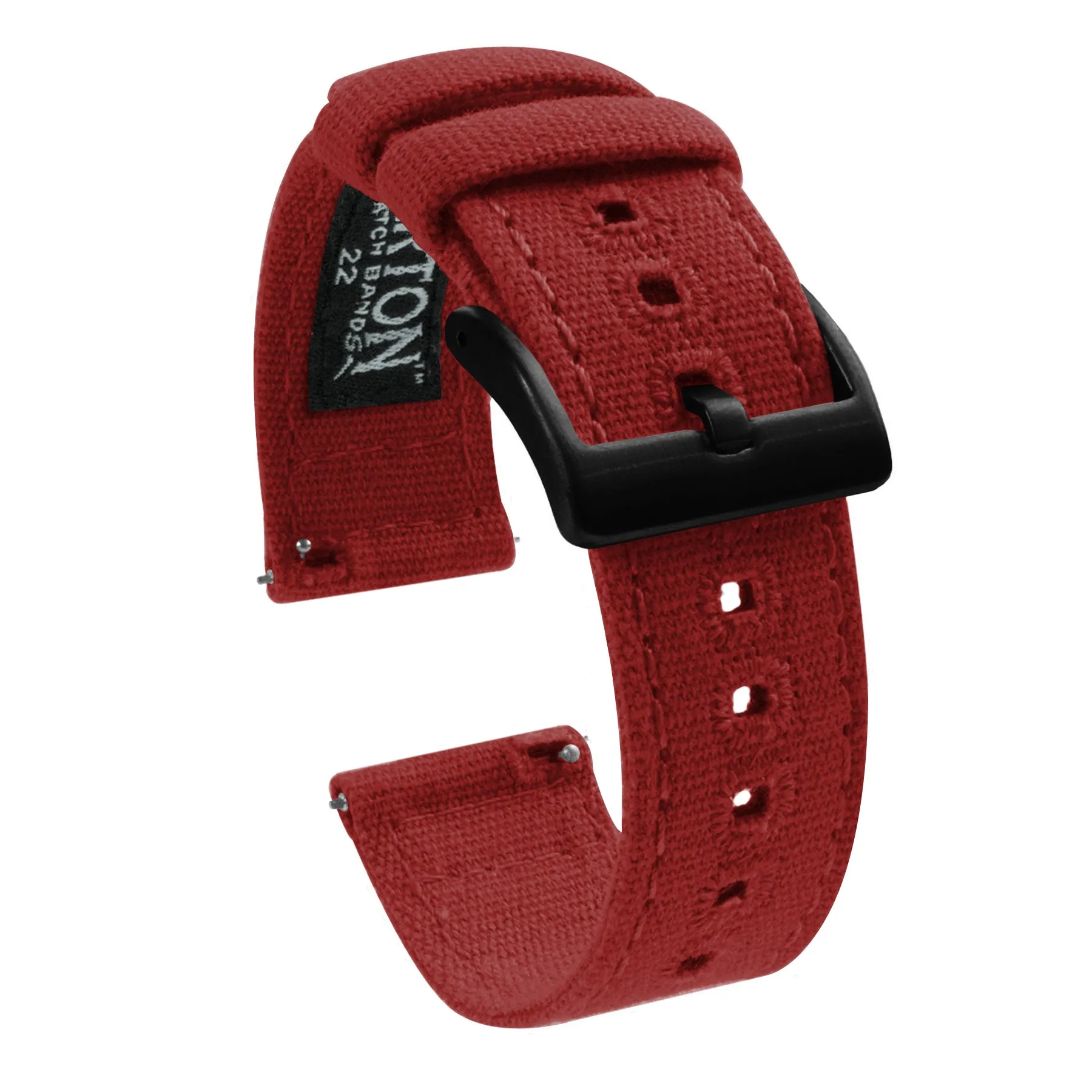 Fossil Sport Crimson Red Canvas Watch Band