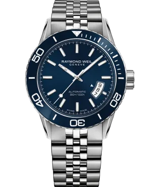 Freelancer Men's Blue Diver Steel Automatic Watch, 42mm  2760-ST3-50001