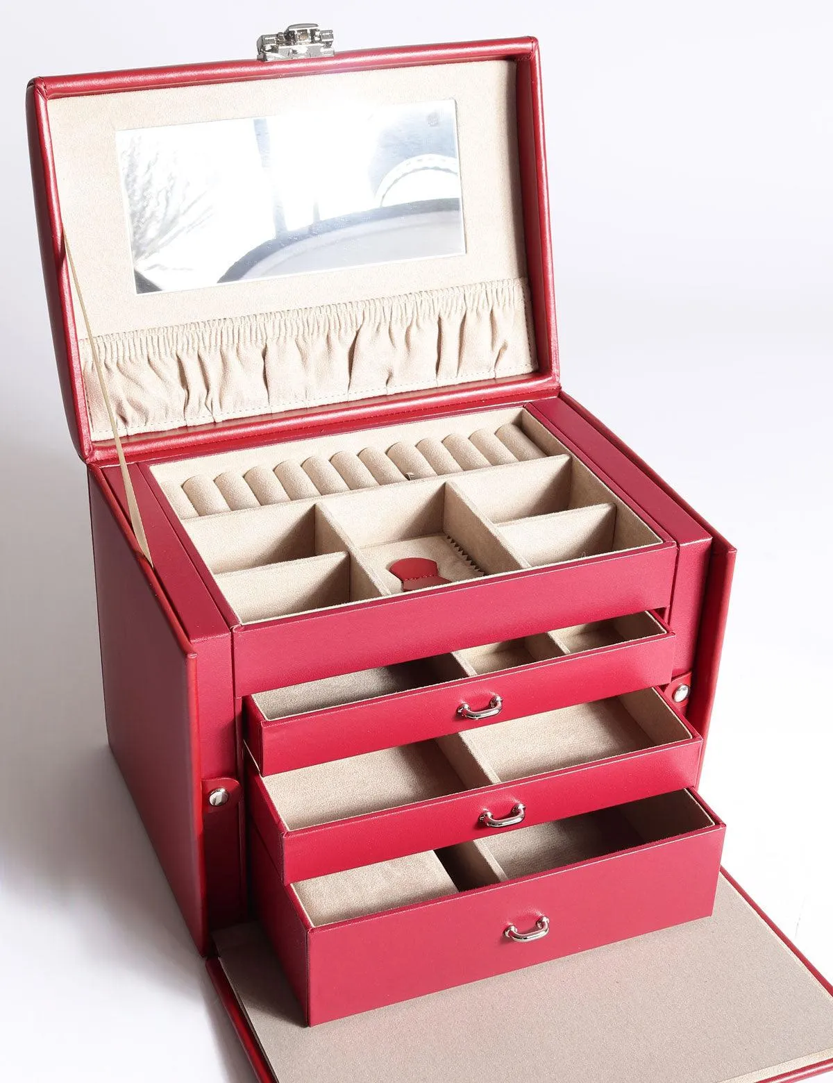 Friedrich23 Red Cordoba 26391-40 jewelry box
