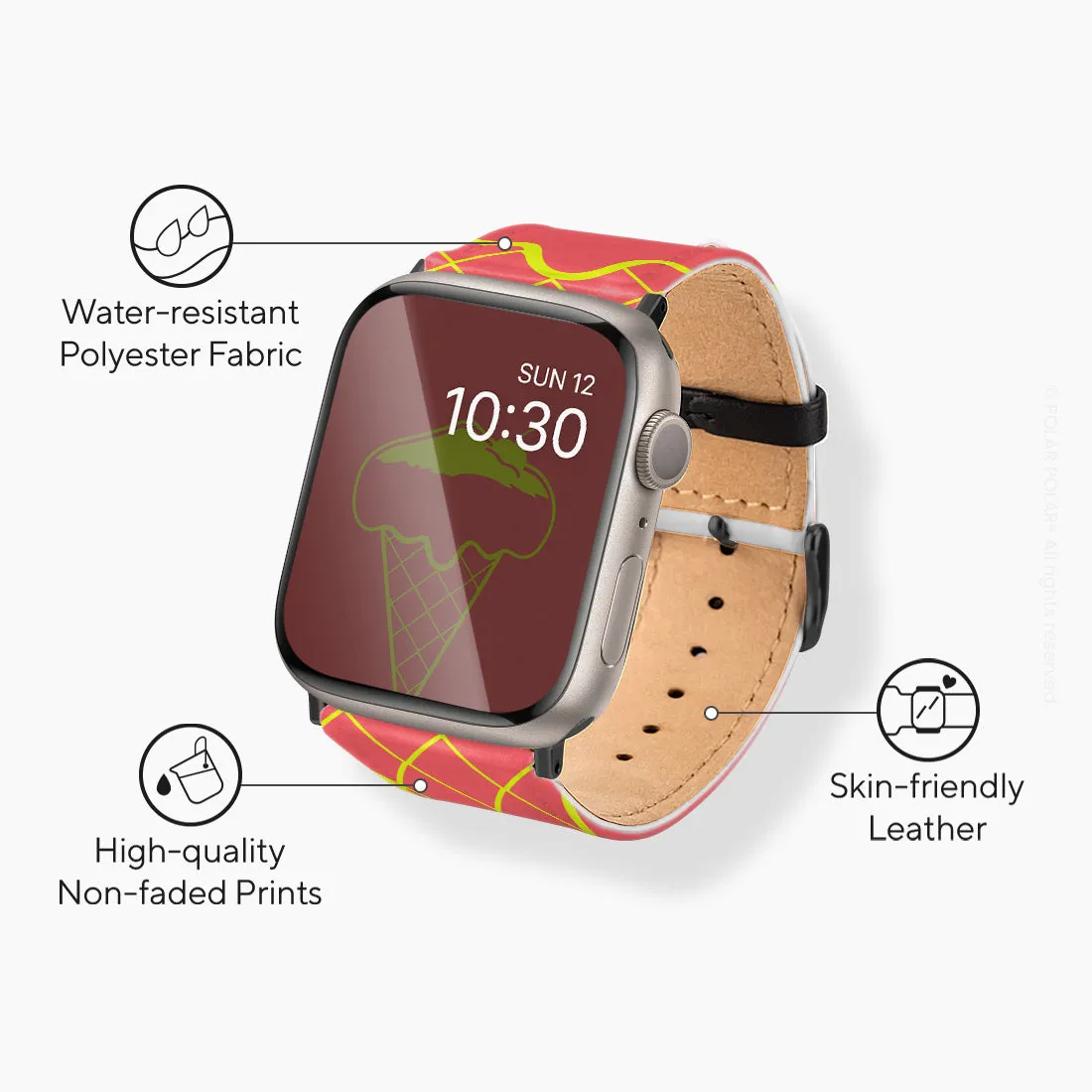 Fujisan Coral Ice Cream - Apple Watch Band