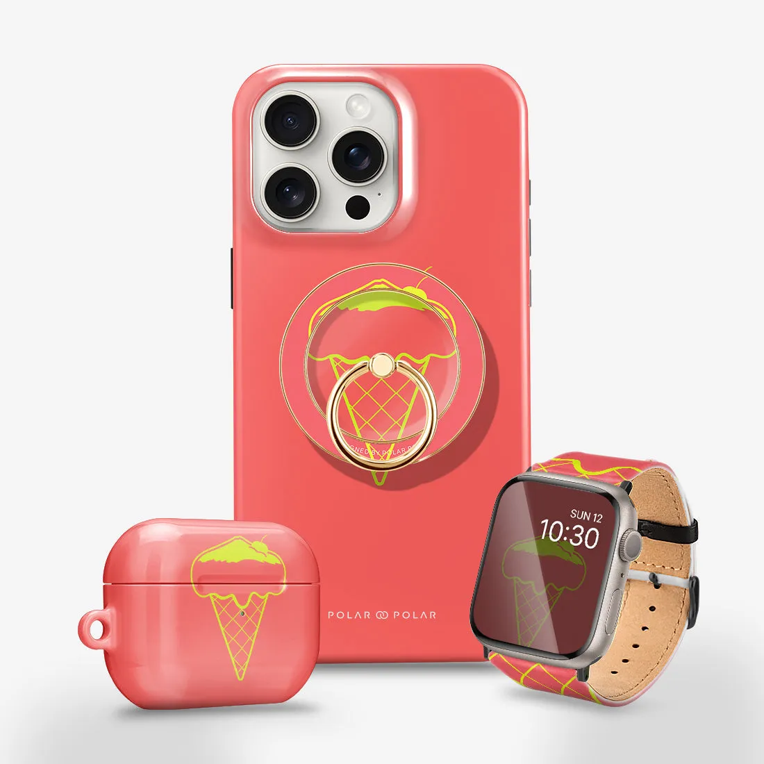 Fujisan Coral Ice Cream - Apple Watch Band