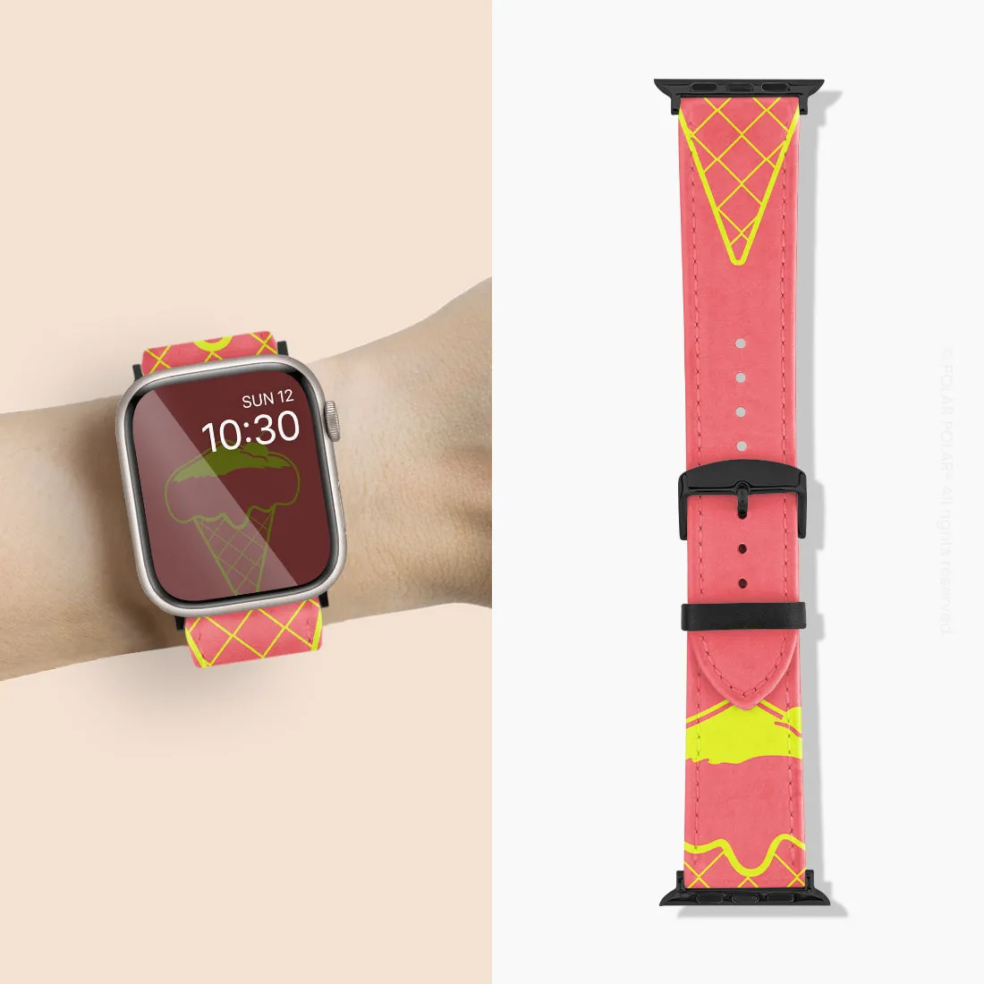Fujisan Coral Ice Cream - Apple Watch Band