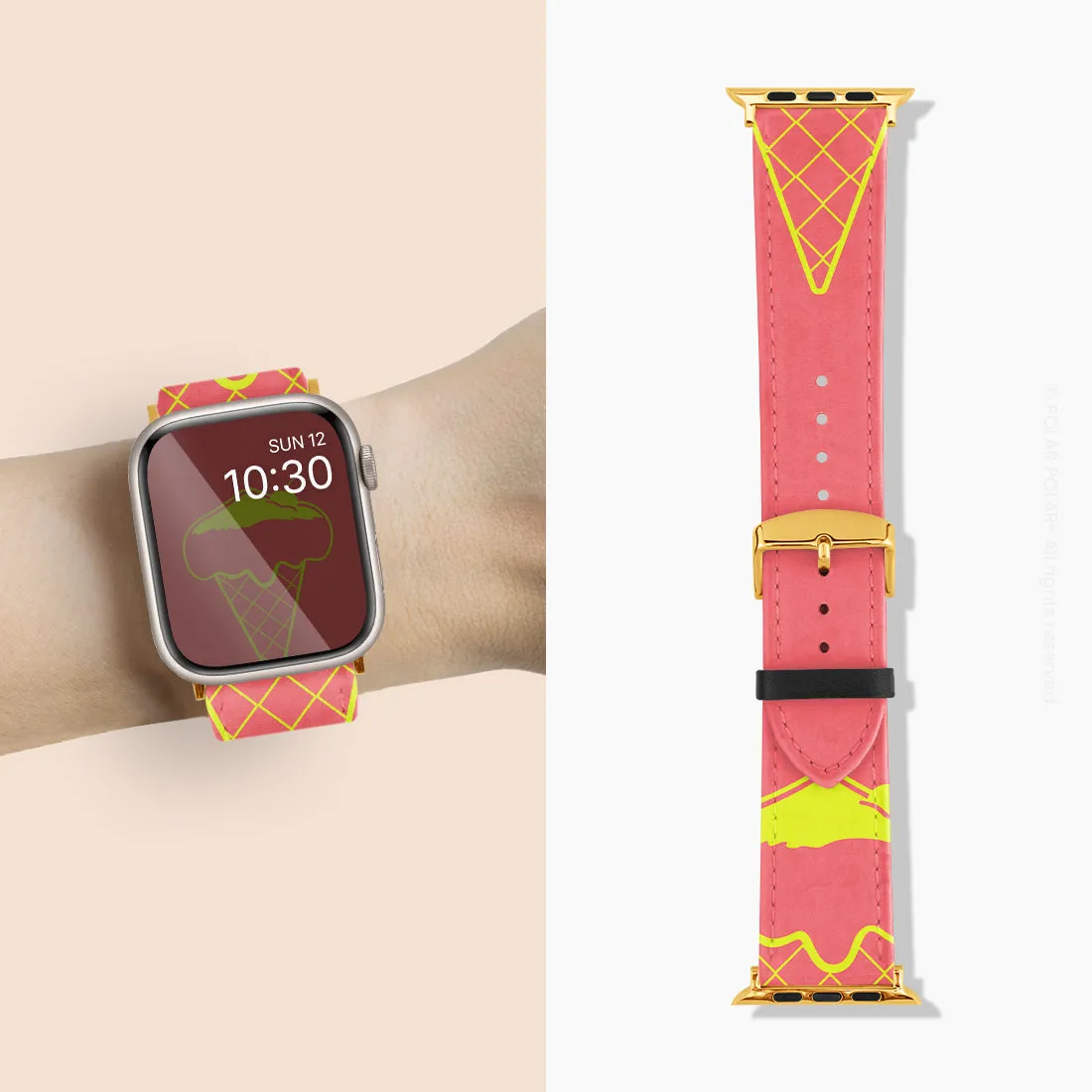 Fujisan Coral Ice Cream - Apple Watch Band