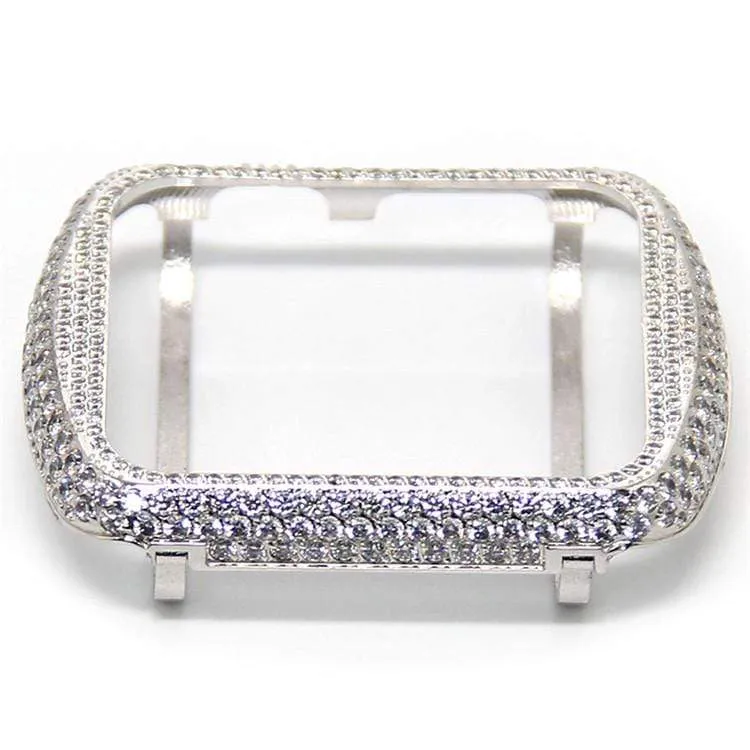 Full Loaded Handcraft Encrusted Bling Rhinestone Bezel Case For Apple Watch