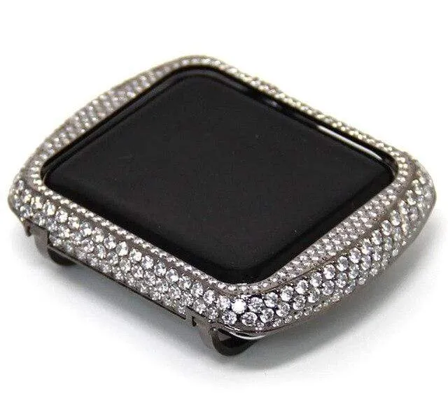 Full Loaded Handcraft Encrusted Bling Rhinestone Bezel Case For Apple Watch