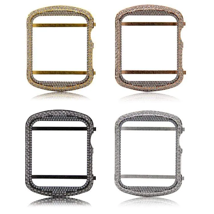 Full Loaded Handcraft Encrusted Bling Rhinestone Bezel Case For Apple Watch