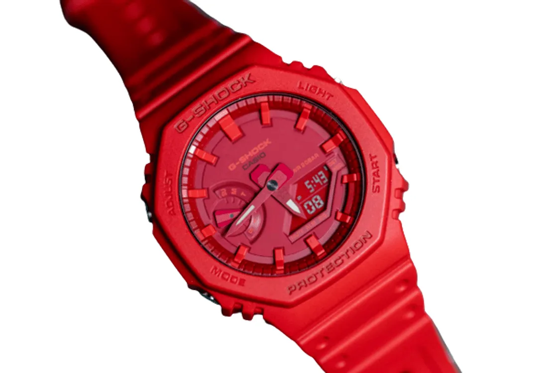 G-Shock Carbon New Square Combi Men's Watch GA2100-4A