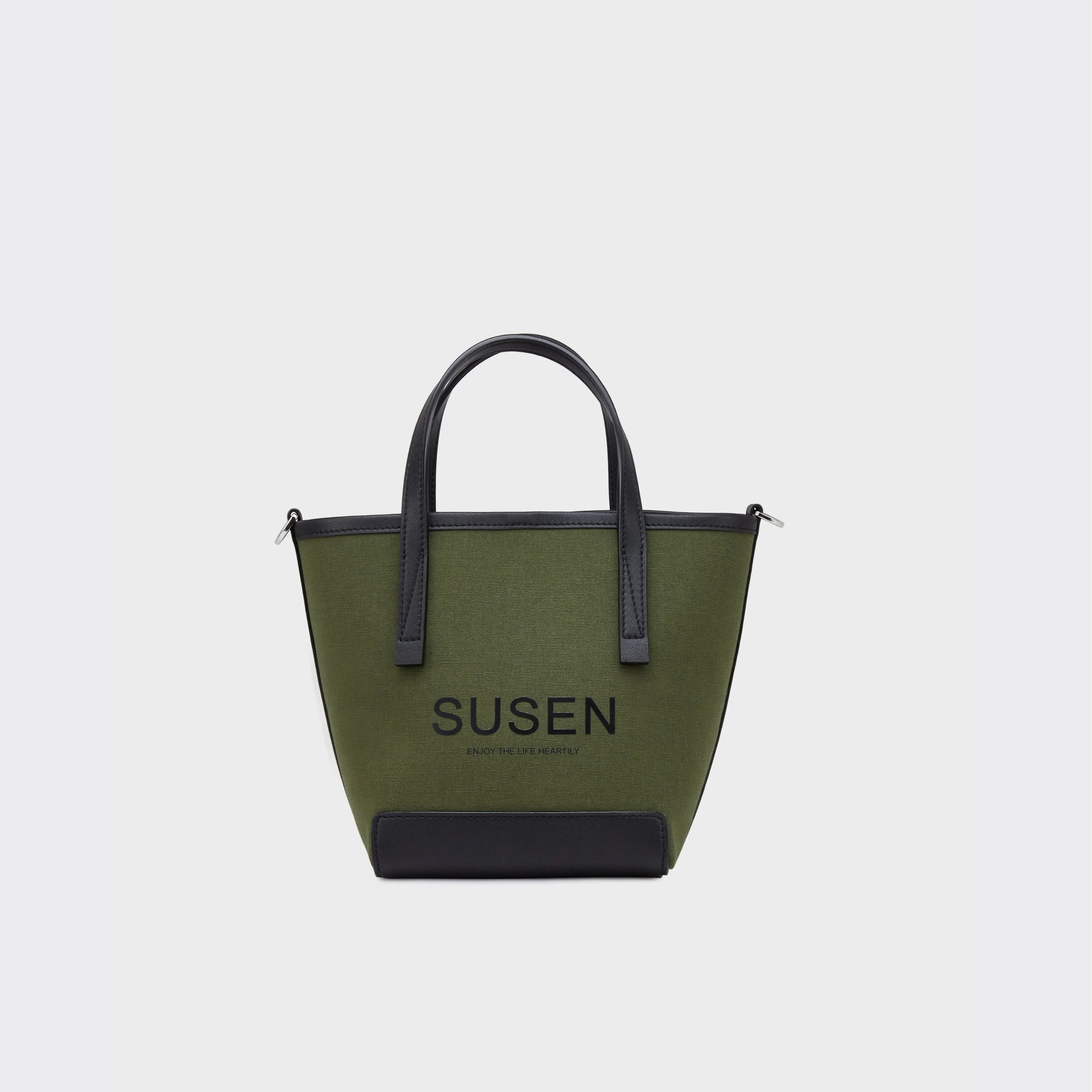 Gabriel Canvas Bucket Bag - Military Green