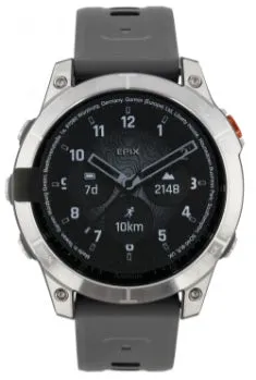 Garmin Epix Gen2 Smart Watch Slate Steel Gray with Titanium