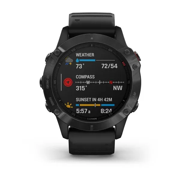 Garmin Fenix 6 Pro Black with Black Strap