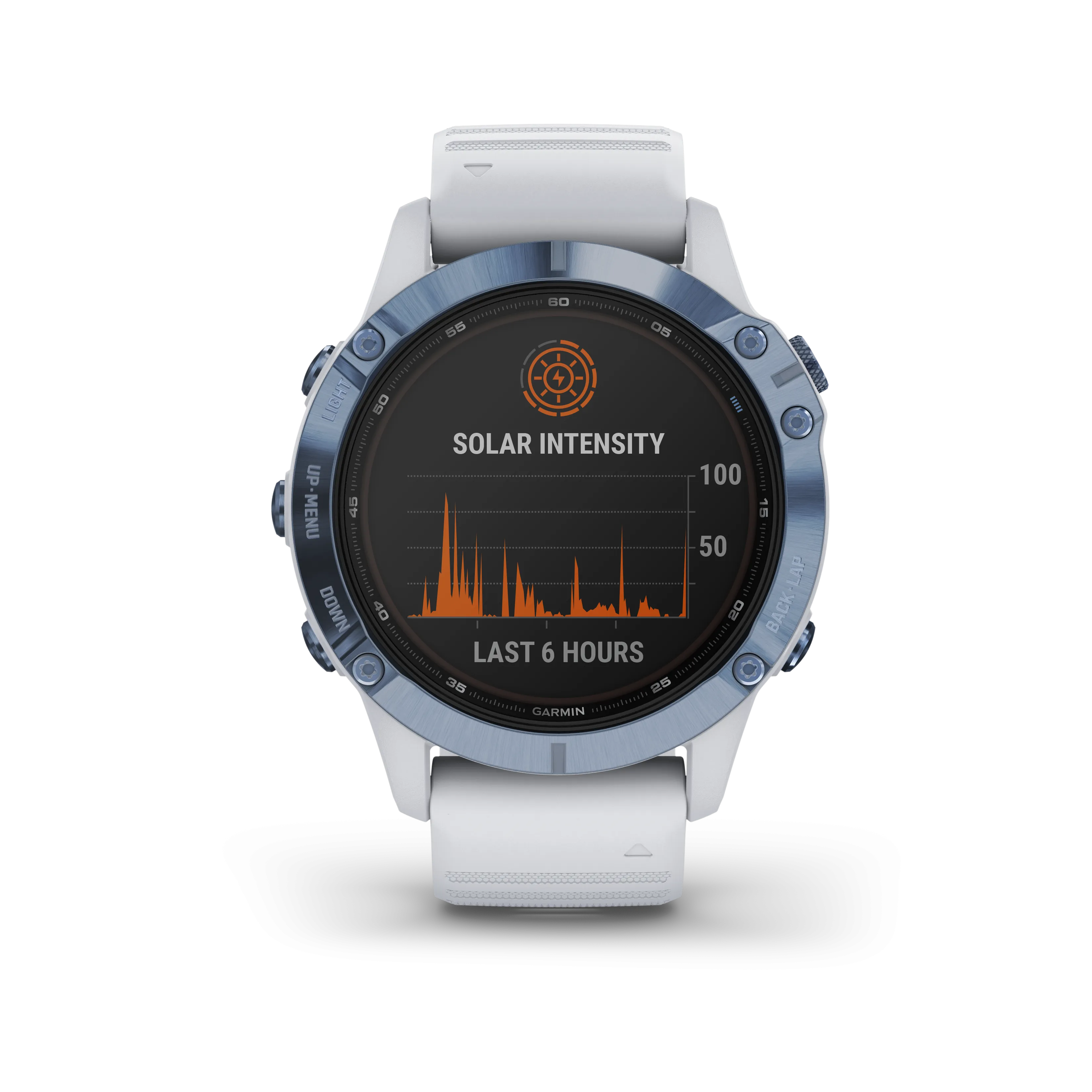 Garmin Fenix 6 Pro Solar Premium Multisport GPS Watches with Wearable4U Ultimate EarBuds Bundle