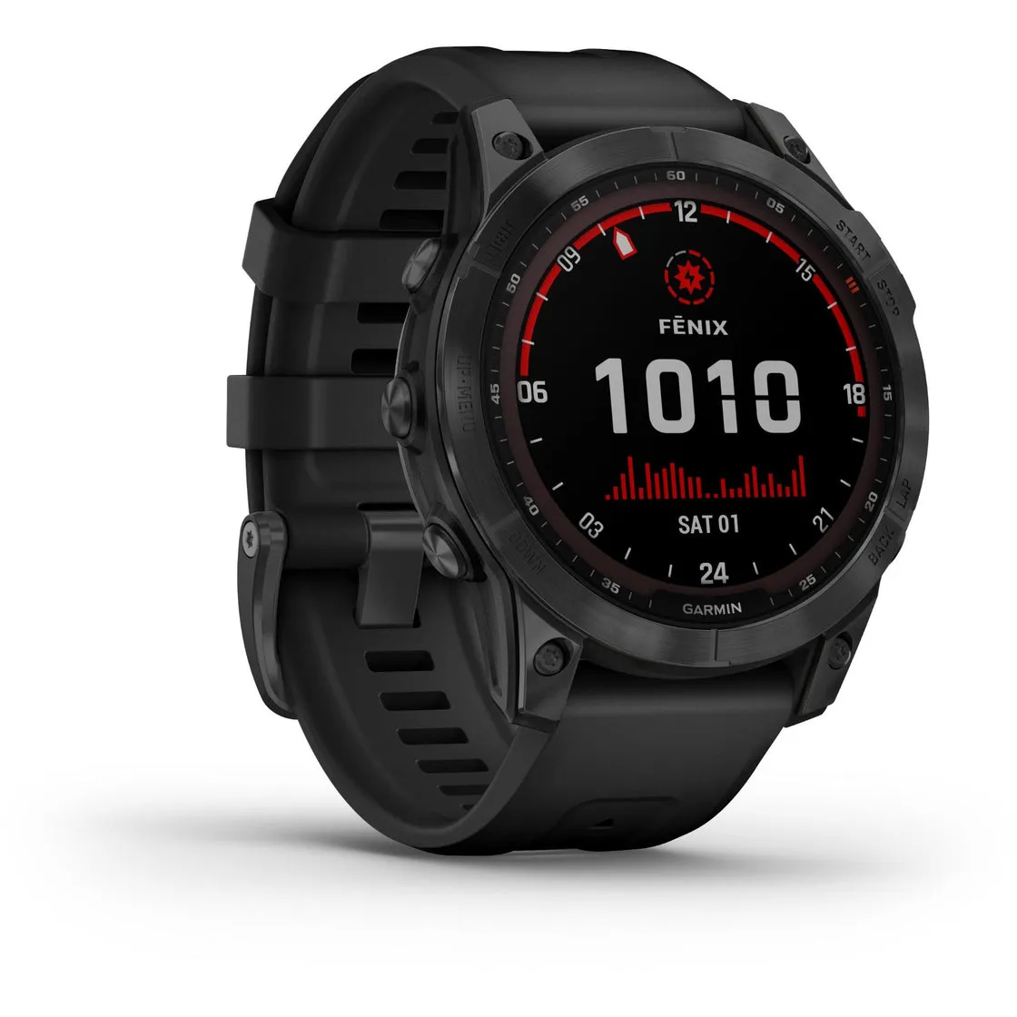 Garmin Fenix 7 Solar Multisport GPS Watch -  Slate Gray with Black Band