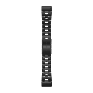 Garmin QuickFit 26 - Vented Titanium Bracelet with Carbon Gray DLC Coating