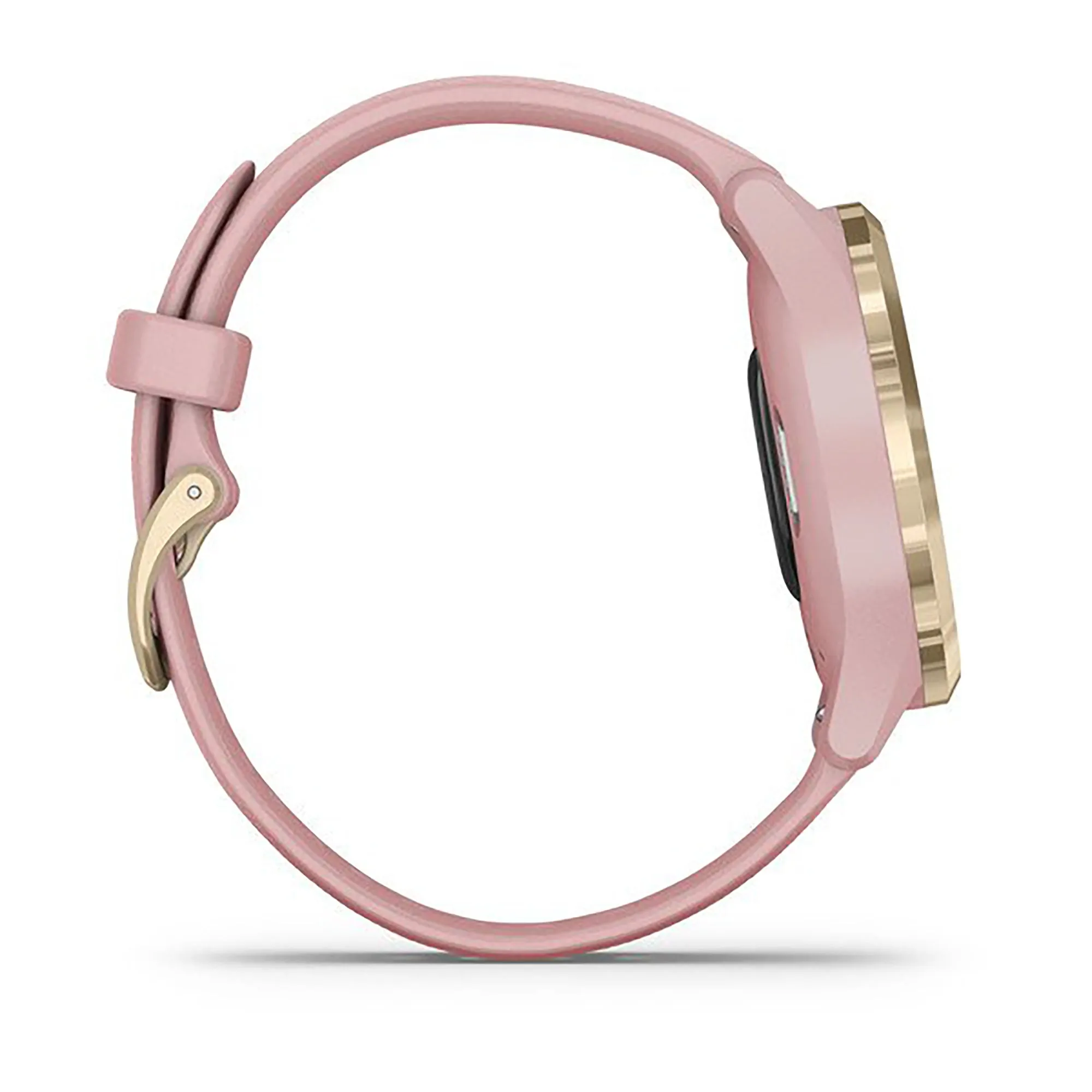 Garmin Vivomove 3S Silicone Dust Rose Strap Full Color Display Dial Watch - 010-02238-21