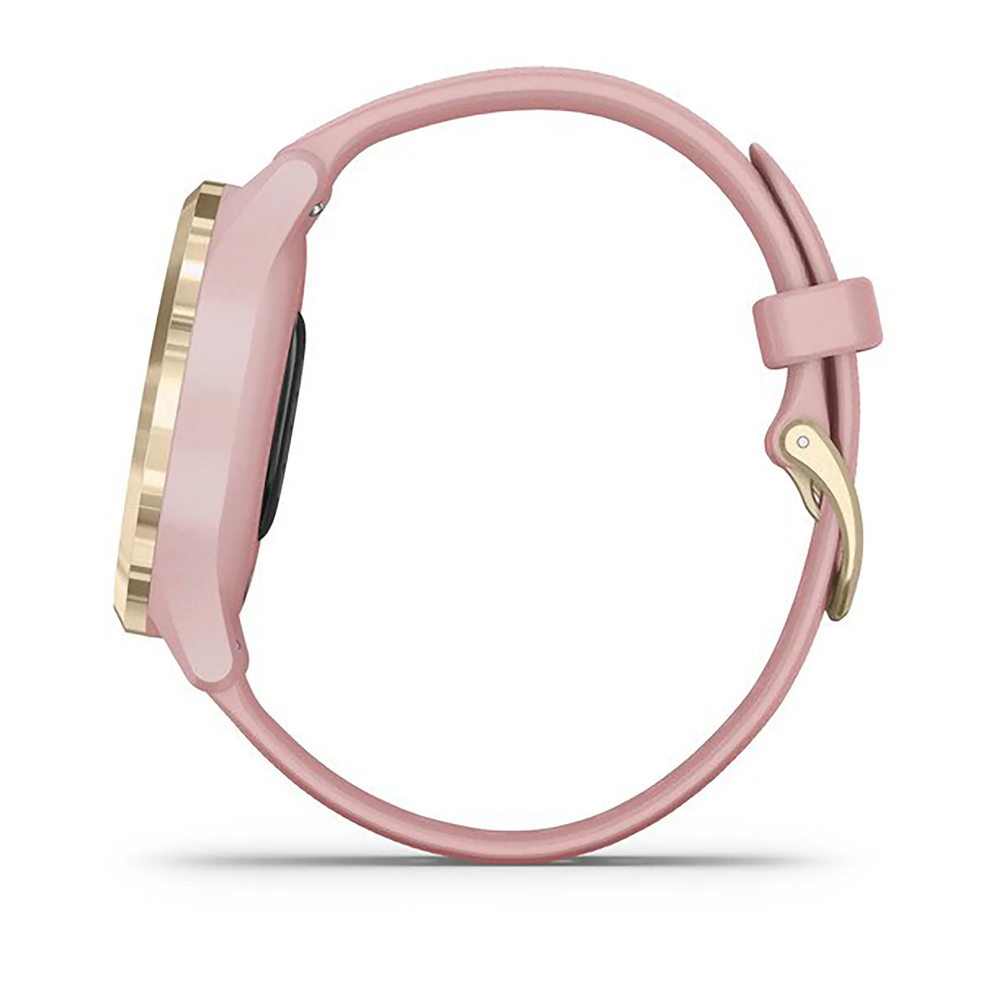 Garmin Vivomove 3S Silicone Dust Rose Strap Full Color Display Dial Watch - 010-02238-21