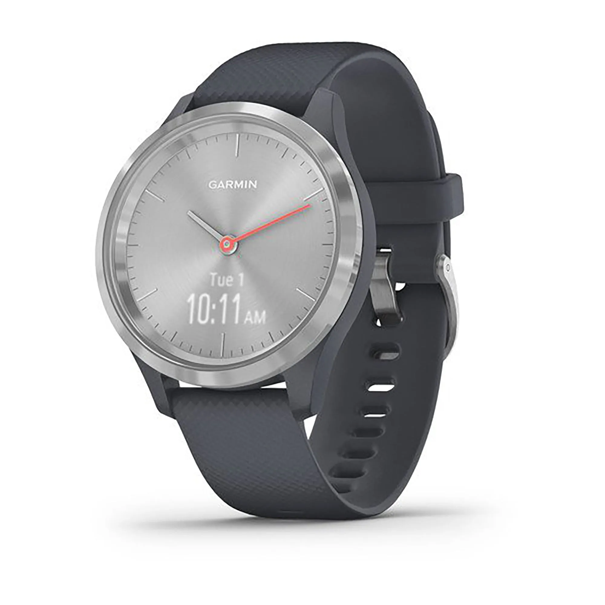 Garmin Vivomove 3S Silicone Granite Blue Strap Full Color Display Dial Watch - 010-02238-20
