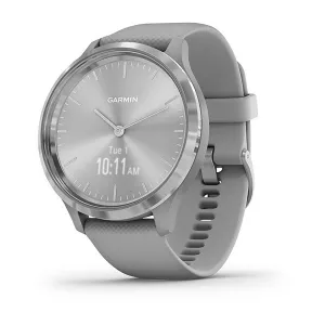 Garmin Vivomove 3S Silicone Gray Strap Full Color Display Dial Watch - 010-02239-20