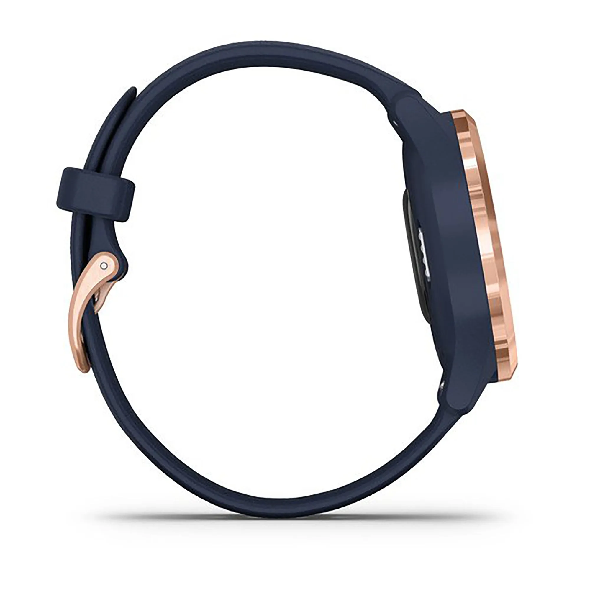 Garmin Vivomove 3S Silicone Navy Blue Strap Full Color Display Dial Watch - 010-02238-23
