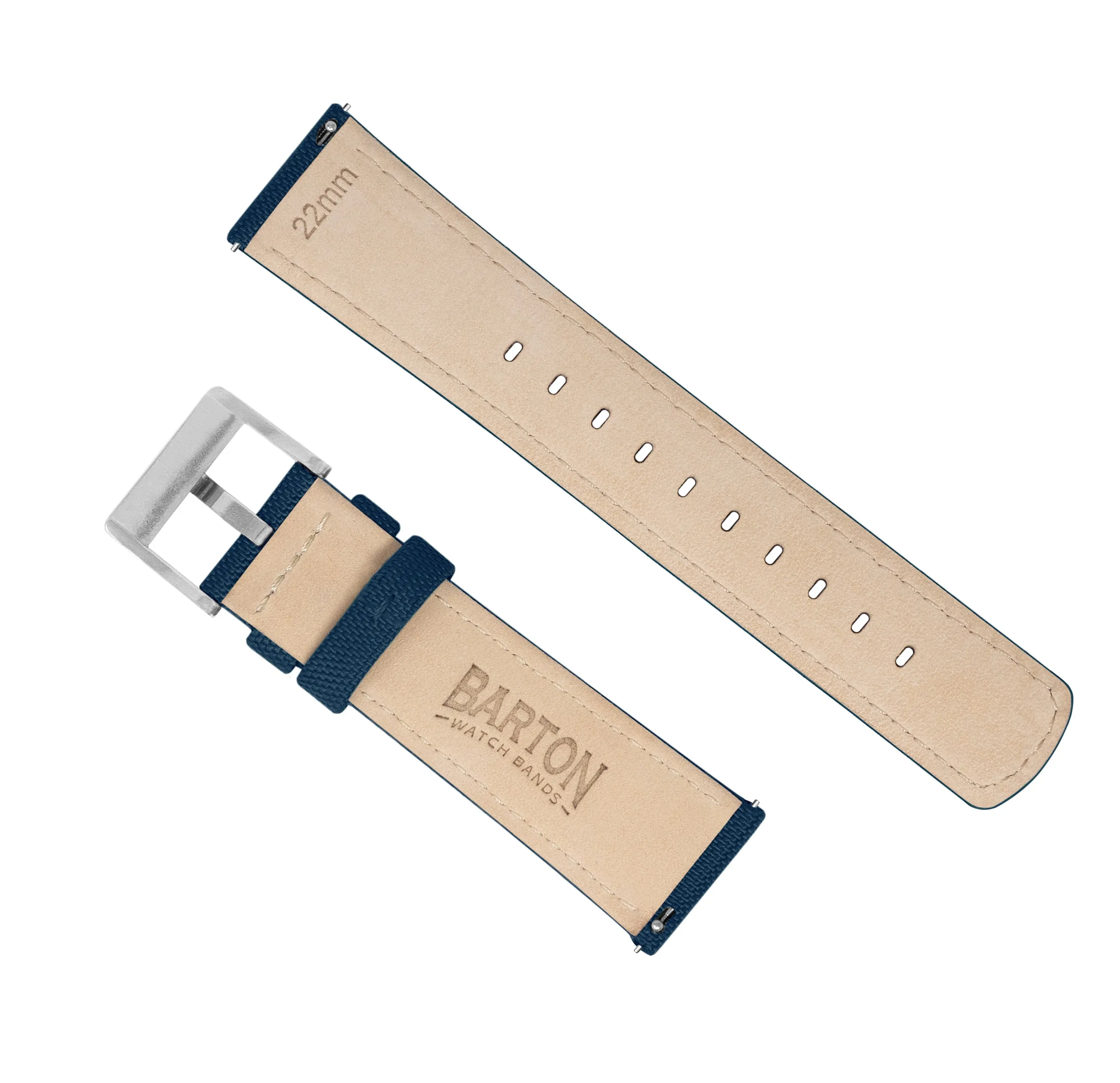 Gear S3 Classic Frontier Sailcloth Quick Release Navy Blue Watch Band