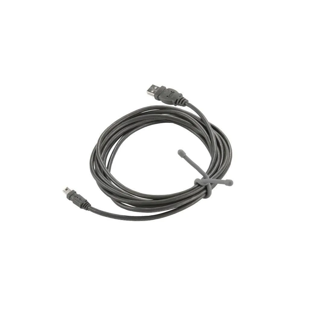 GEAR TIE REUSABLE RUBBER TWIST TIE(TM) (2pcs), Charcoal - length 6"