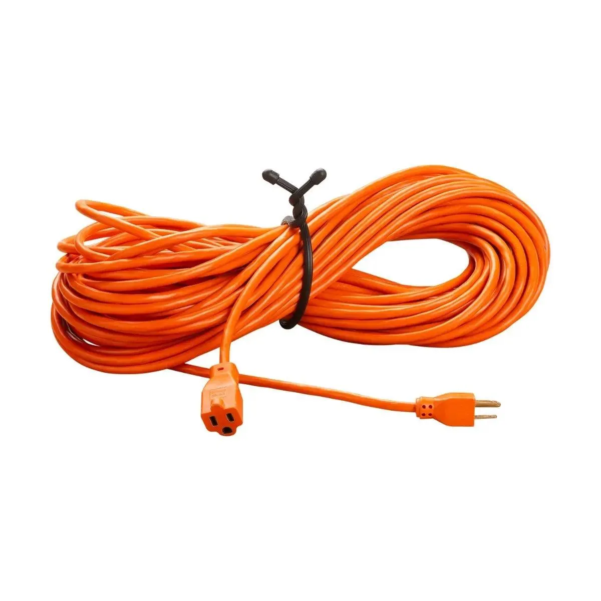 GEAR TIE REUSABLE RUBBER TWIST TIE(TM) (2pcs), Orange - length 6"