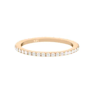 Gemstone Pave Bands