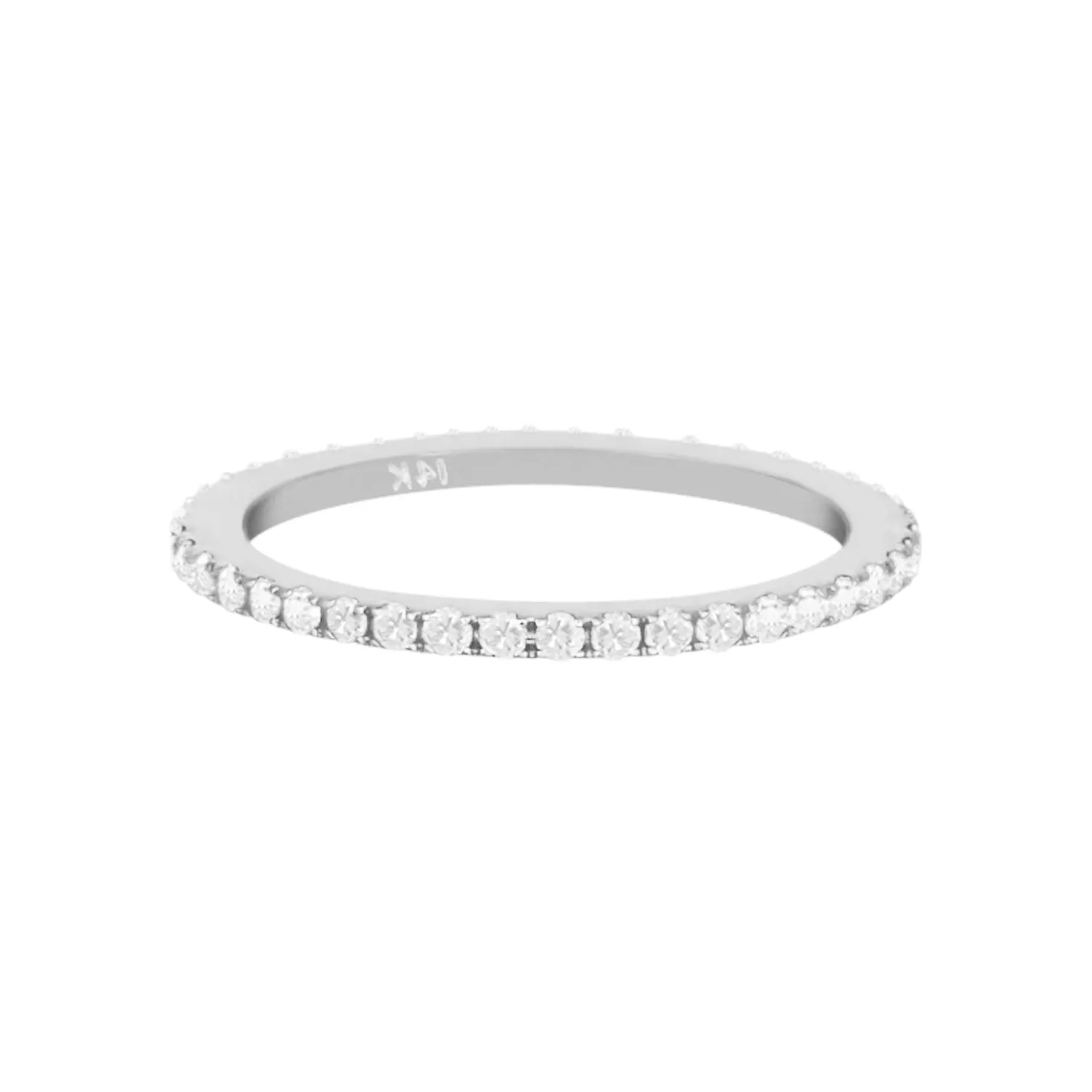 Gemstone Pave Bands