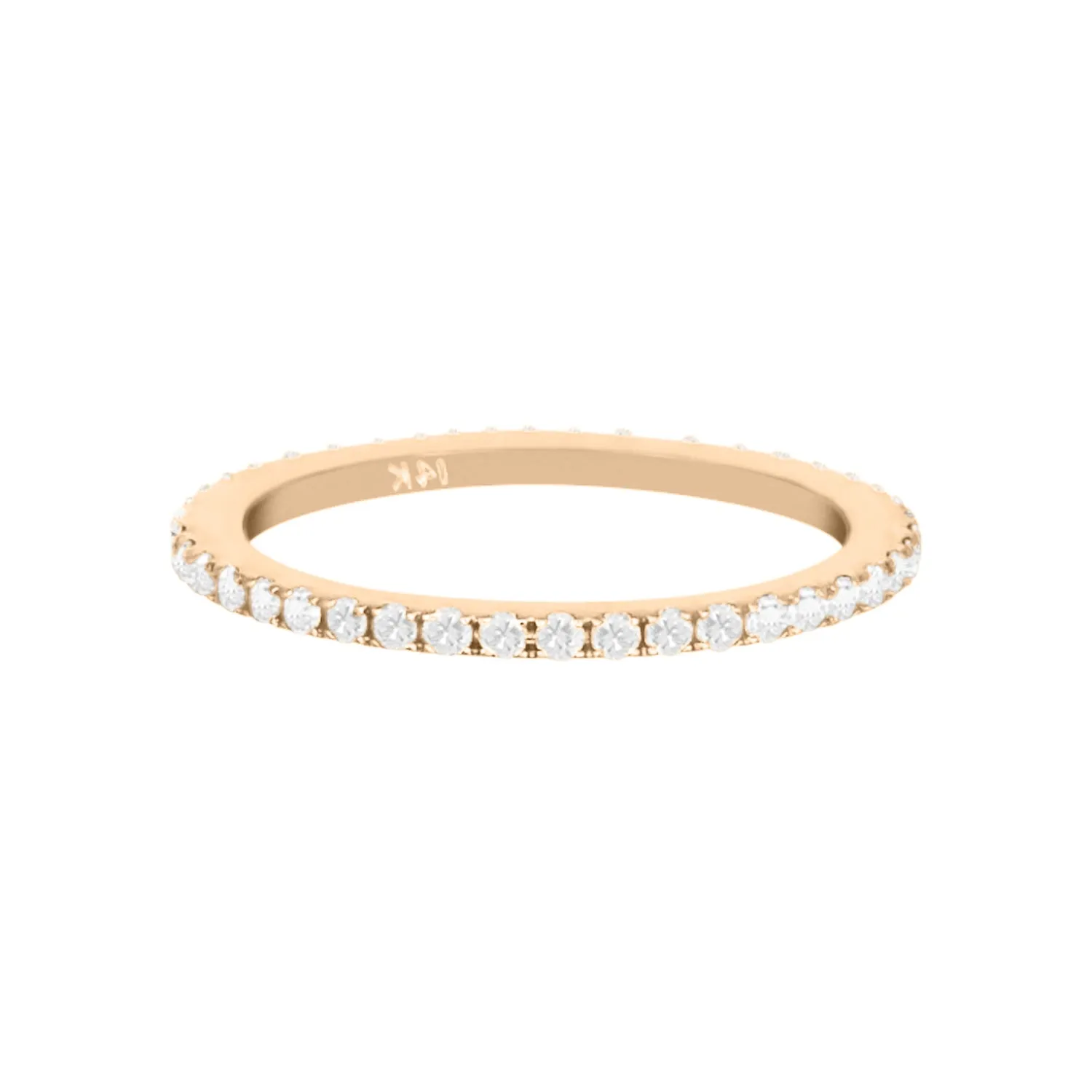 Gemstone Pave Bands