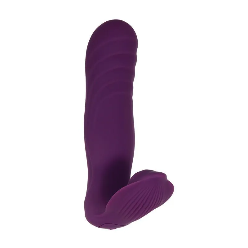 Gender X Velvet Hammer - Purple - Wearable Vibe with Remote