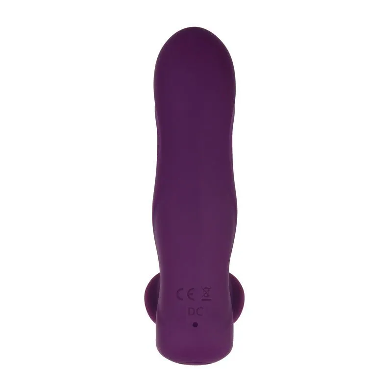 Gender X Velvet Hammer - Purple - Wearable Vibe with Remote