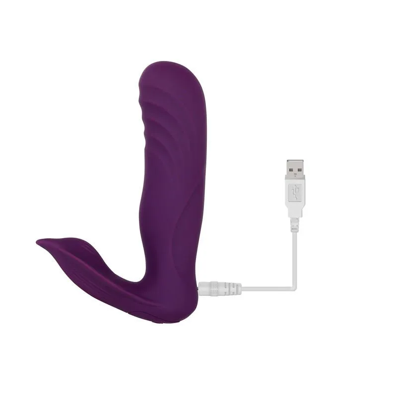 Gender X Velvet Hammer - Purple - Wearable Vibe with Remote