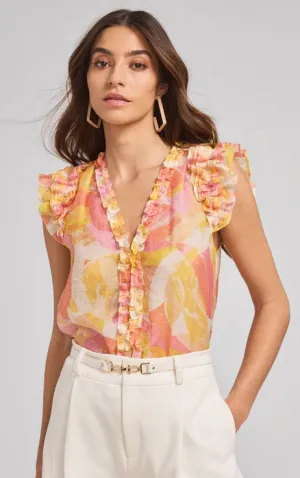 Generation Love Sia Voile Top - Prism Yellow