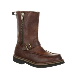 GEORGIA BOOT 10" PULL-ON SIDE ZIP WATERPROOF BOOT