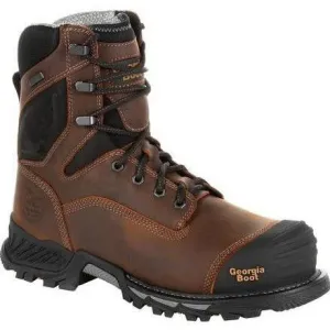 Georgia Men's Rumbler 8" Composite Toe Waterproof Work Boot - Brown - GB00285