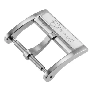 Gevril 18mm Brushed And Polished Stainless Steel Tang Buckle