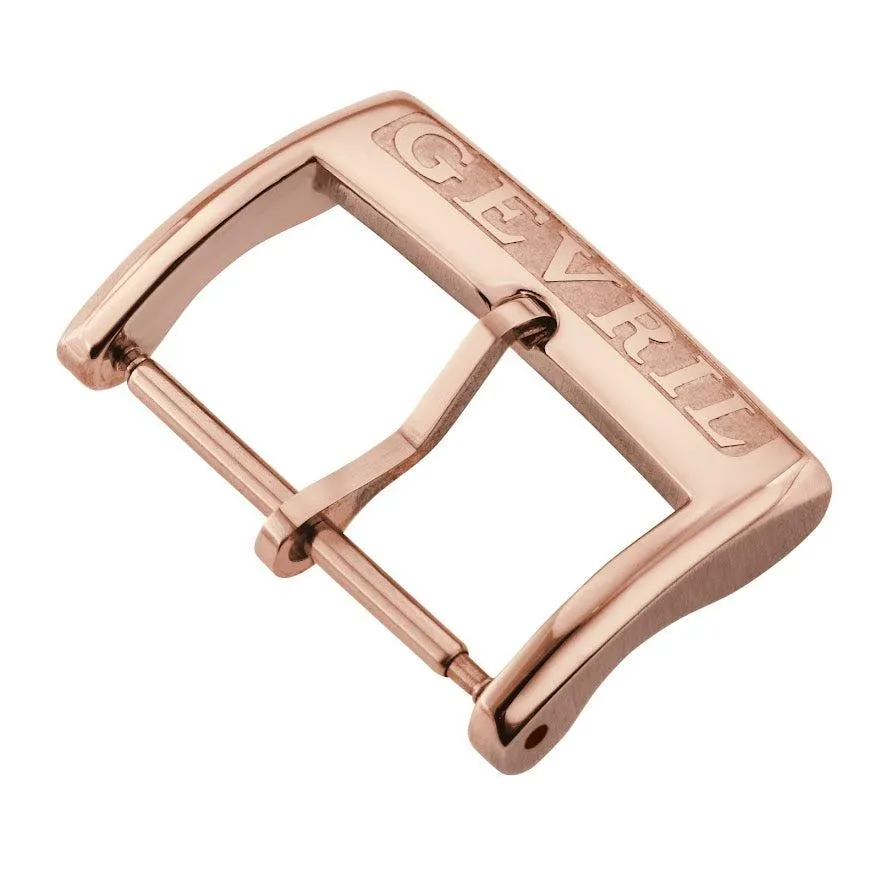 Gevril 20mm Polished Stainless Steel Tang Buckle