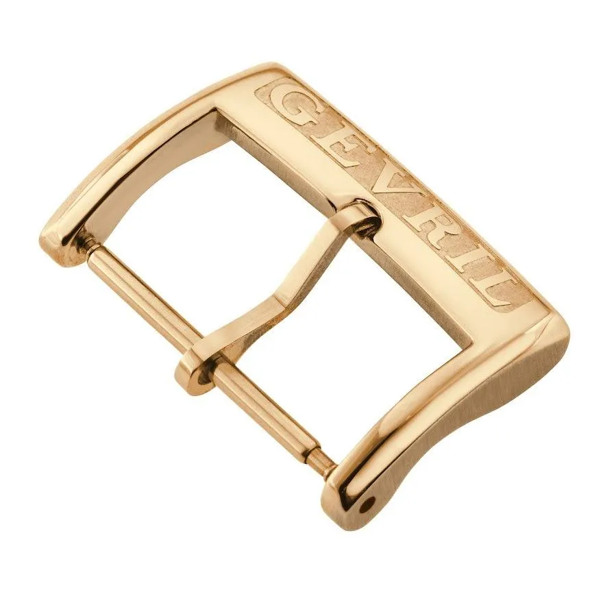 Gevril 20mm Polished Stainless Steel Tang Buckle