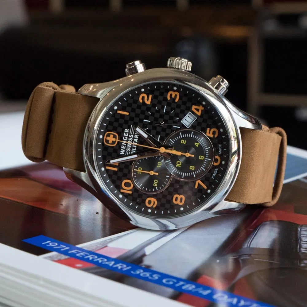 Gingerbread Brown Leather NATO¨ style Watch Band